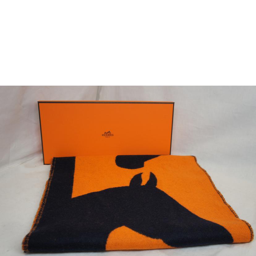 HERMES エルメス/カシミヤ100%マフラー/ラブストーリー//SAランク/92
