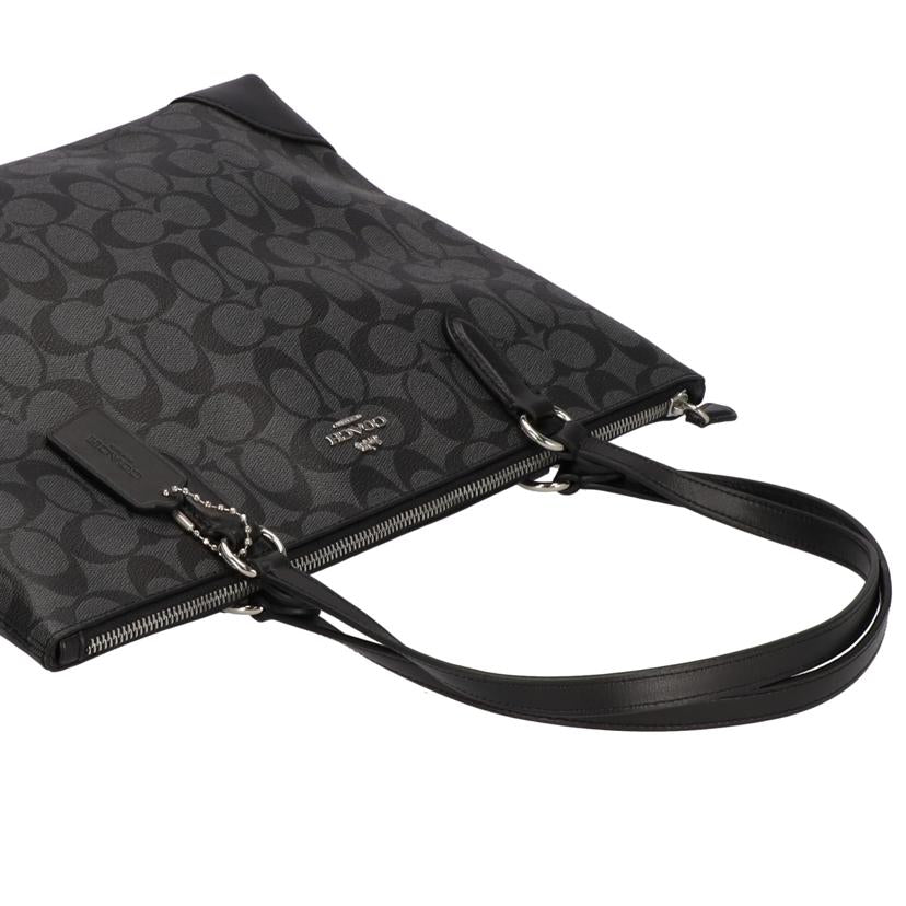COACH コーチ/コーチ トートバッグ コーティングキャンバス レザーブラック/F29208//G18**/Aランク/75