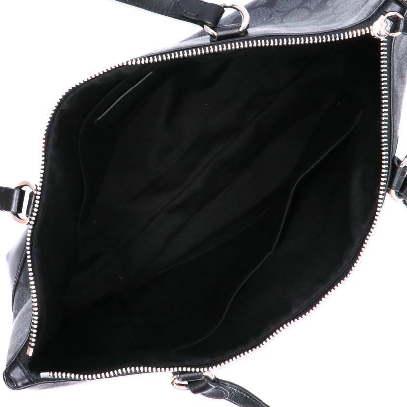 COACH コーチ/コーチ トートバッグ コーティングキャンバス レザーブラック/F29208//G18**/Aランク/75