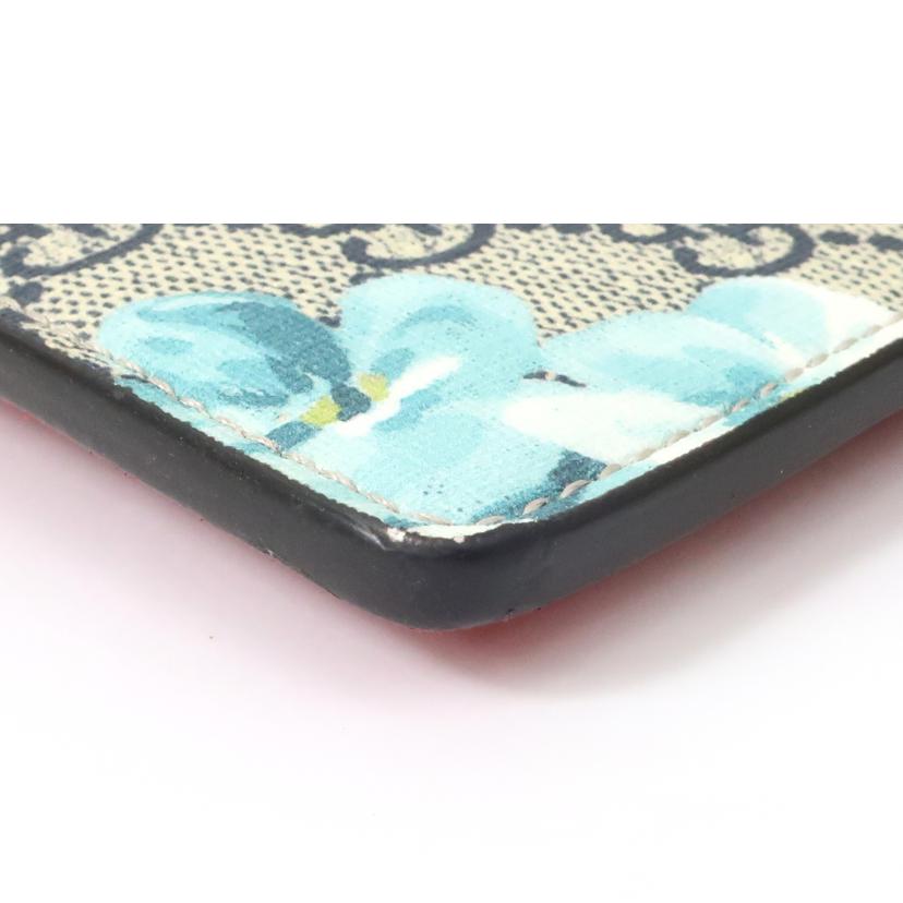 GUCCI グッチ/GGスプリーム ブルームスレザー ベージュ レッドマルチカラー 花柄 クラッチバッグ/410807//ABランク/65