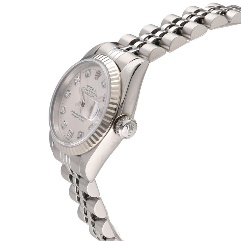 ROLEX ロレックス/デイトジャスト10P新ダイヤ/レディース/シルバー文字盤/79174G//P21****/Aランク/75