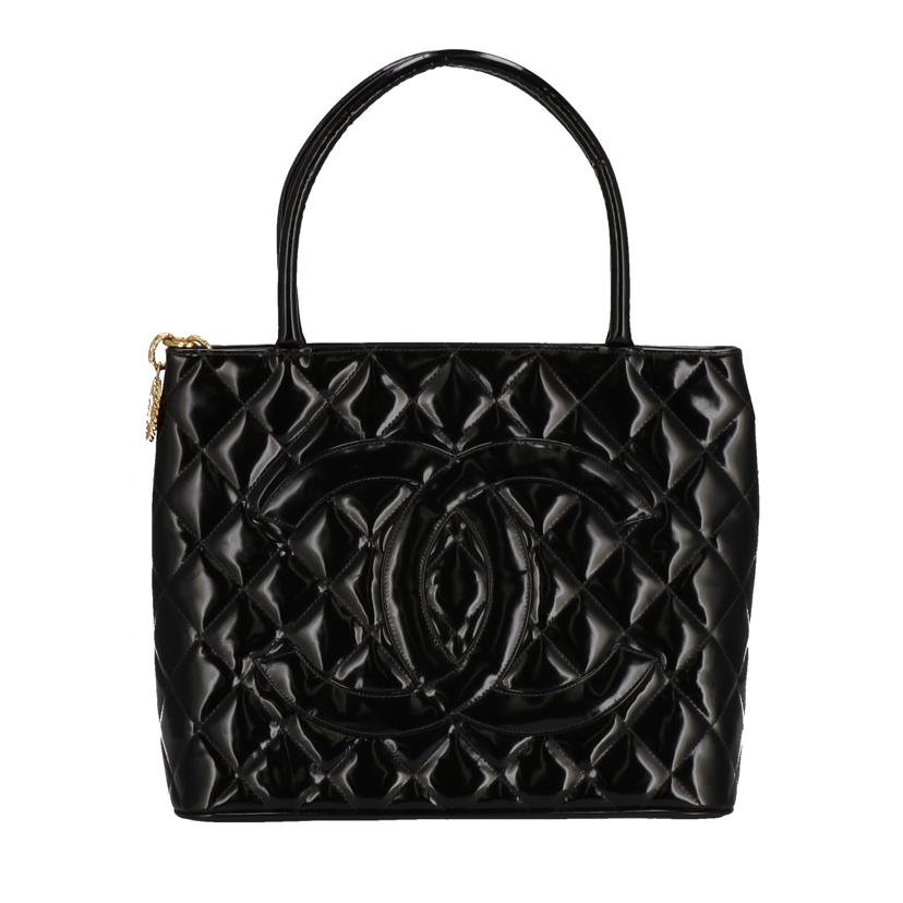CHANEL シャネル/復刻トート/パテント/GD金具/黒/A1804//4577208/ABランク/75