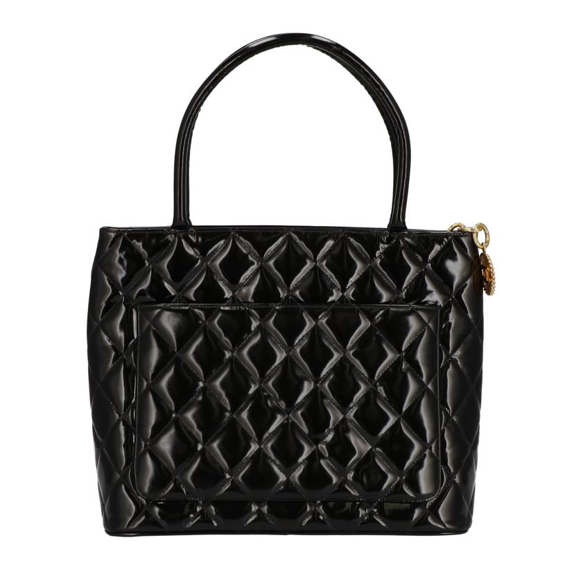 CHANEL シャネル/復刻トート/パテント/GD金具/黒/A1804//4577208/ABランク/75