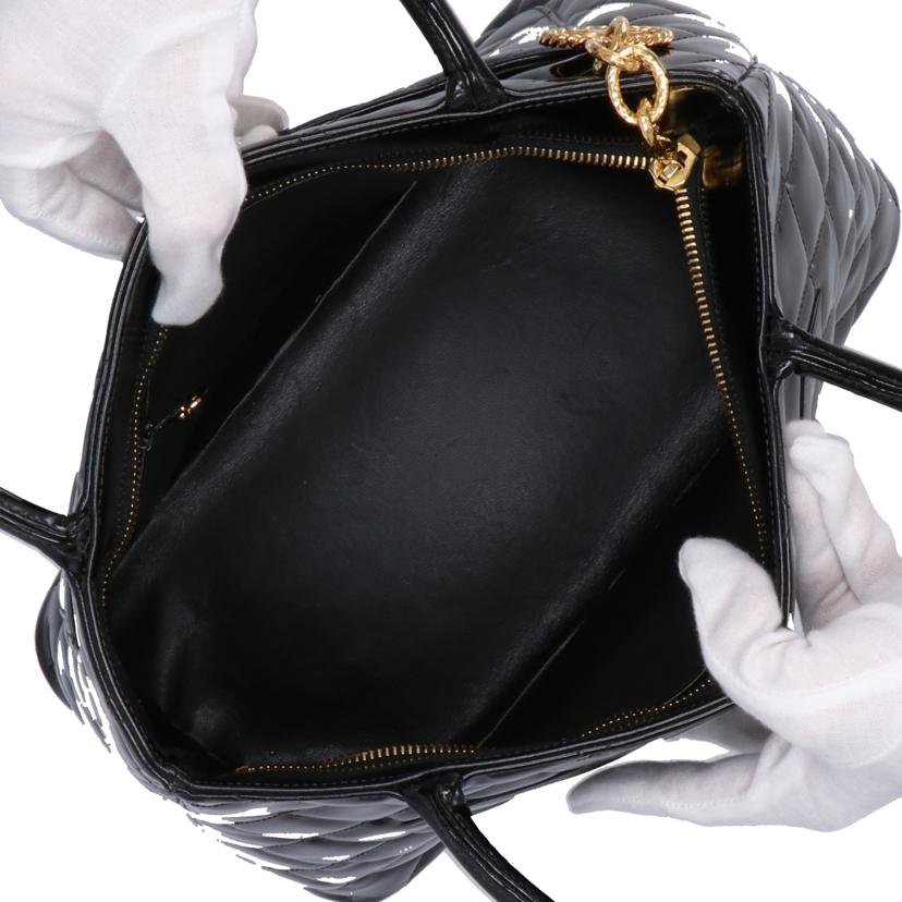 CHANEL シャネル/復刻トート/パテント/GD金具/黒/A1804//4577208/ABランク/75
