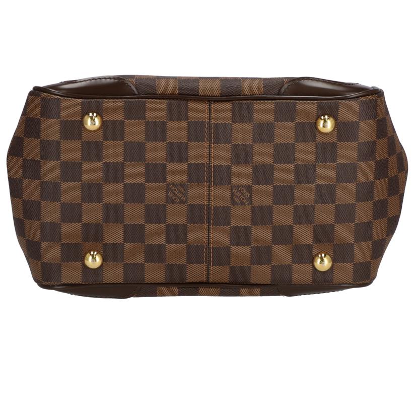 LOUIS VUITTON ルイヴィトン ルイ・ヴィトン ビトン ダミエ・エベヌ 市松模様 ブラウン 茶 ショルダーバッグ ハンドバッグ トートバッグ ブラウン メンズ レディース 定番 人気 LV 斜め掛け 肩がけ/ヴェローナPM/ダミエ/エベヌ /N41117//DU0***/ABランク/75