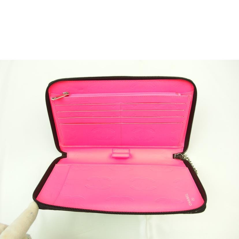 CHANEL シャネル/カンボンラインラウンドファスナー長財布/オーガナイザー/A26710//145*****/ABランク/83