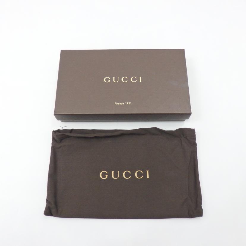 GUCCI グッチ/マイクログッチシマラウンドファスナー長財布/309758//ABランク/77