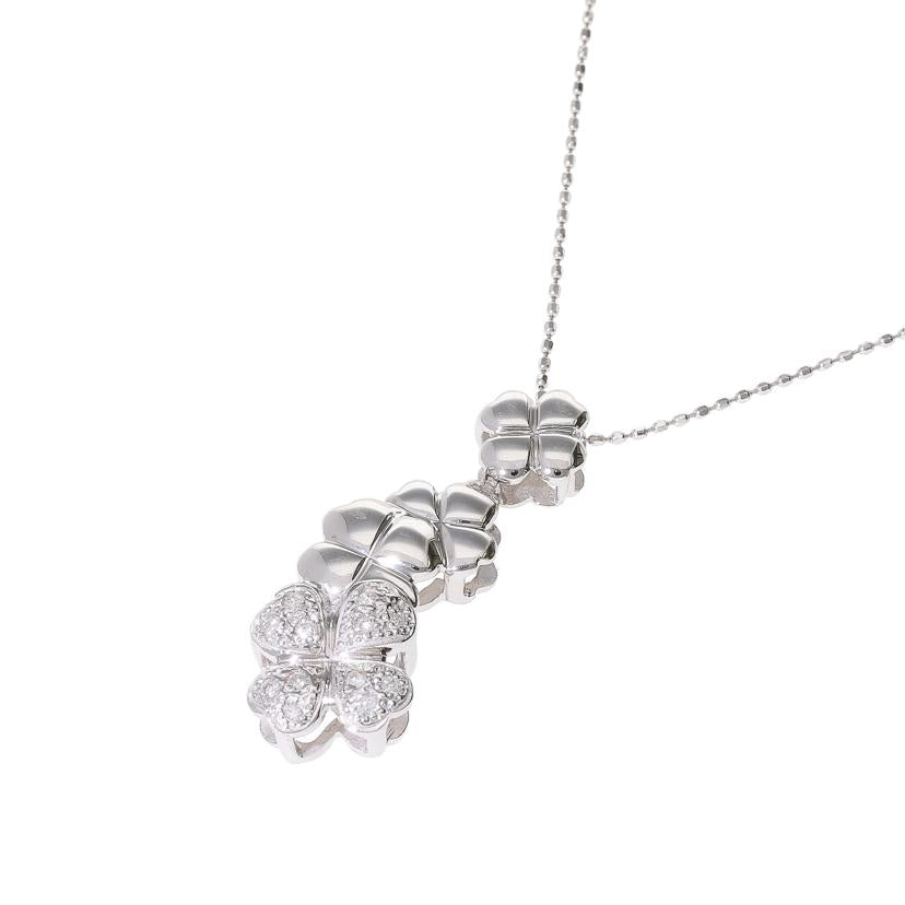 / K18WGダイヤネックレス0.120ct//Aランク/88