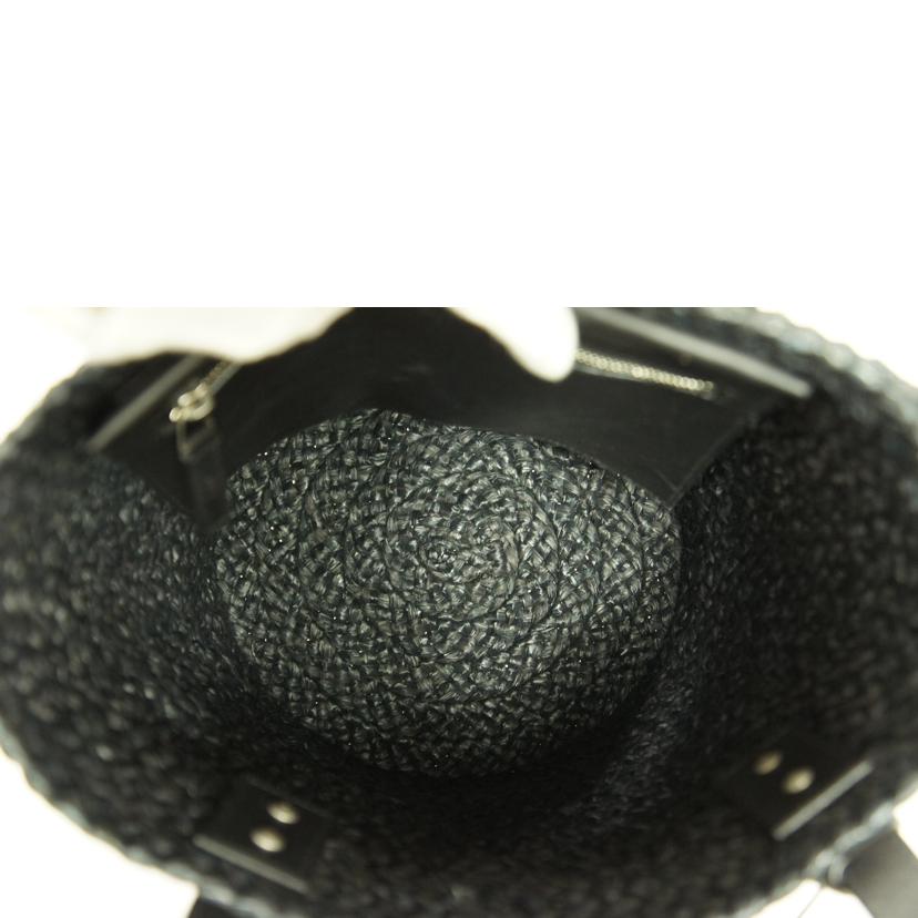 SAINT LAURENT サンローラン/パニエ スモール カゴバッグ/ブラック/579521//0519/ABランク/01