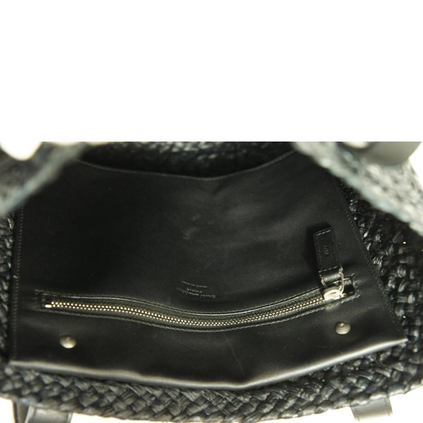 SAINT LAURENT サンローラン/パニエ スモール カゴバッグ/ブラック/579521//0519/ABランク/01