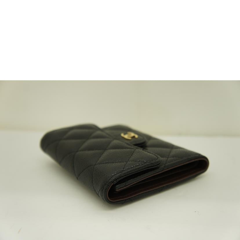 CHANEL シャネル/マトラッセ クラシック スモール フラップ ウォレット/ブラック/AP0231//32281996/Aランク/01