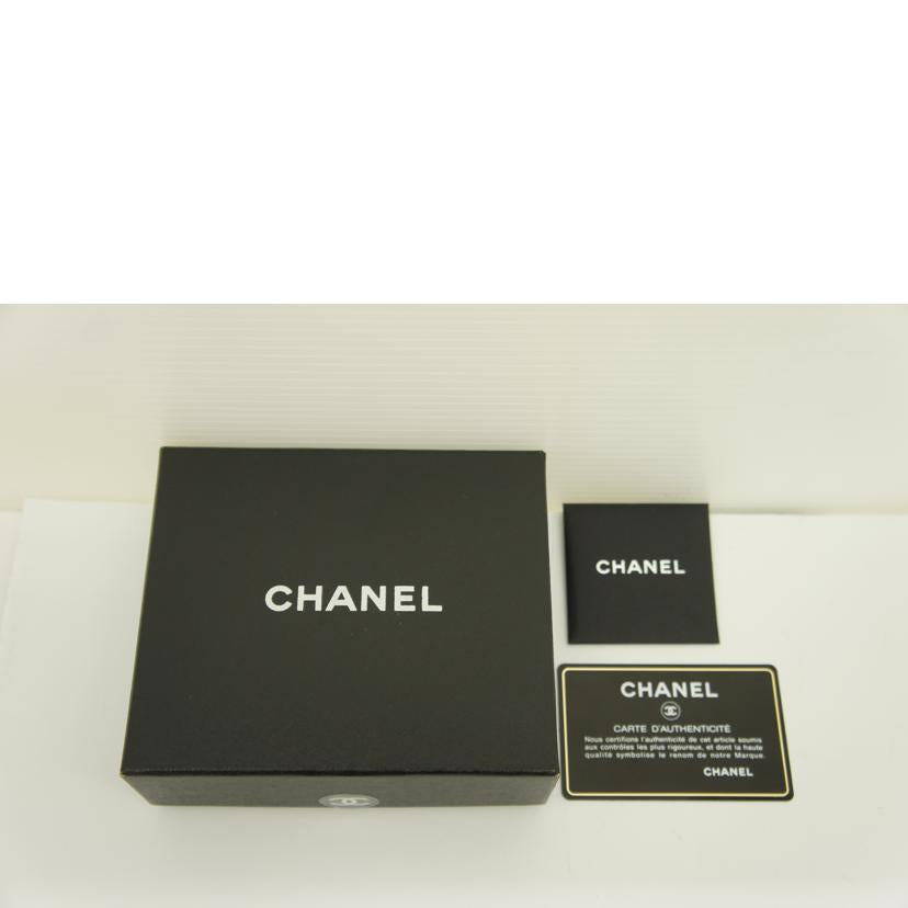 CHANEL シャネル/ココマーク エナメル 二つ折り財布/ブラウン×カーキ//11790863/Aランク/01