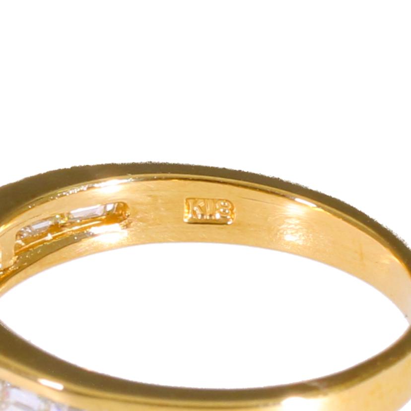 / K18ダイヤリング0.58ct//Aランク/63