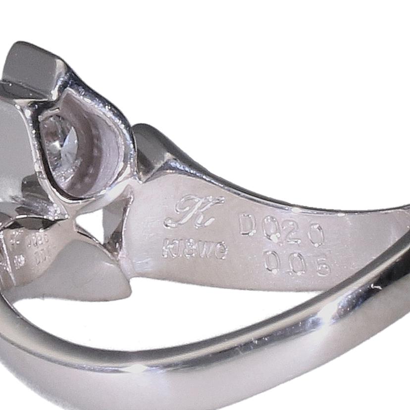 / K18WGダイヤリング0.20/0.05ct//Aランク/88