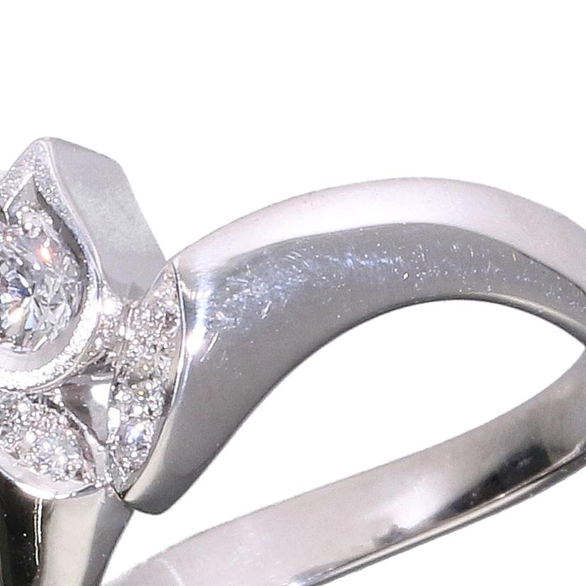 / K18WGダイヤリング0.20/0.05ct//Aランク/88