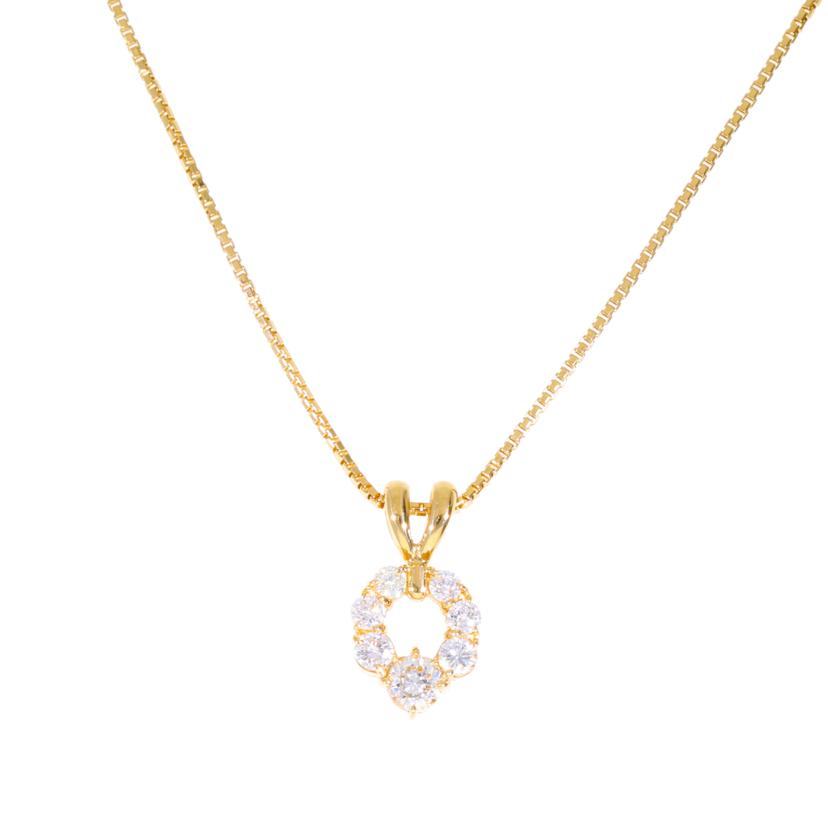 / K18ダイヤネックレス0.70ct//Aランク/78