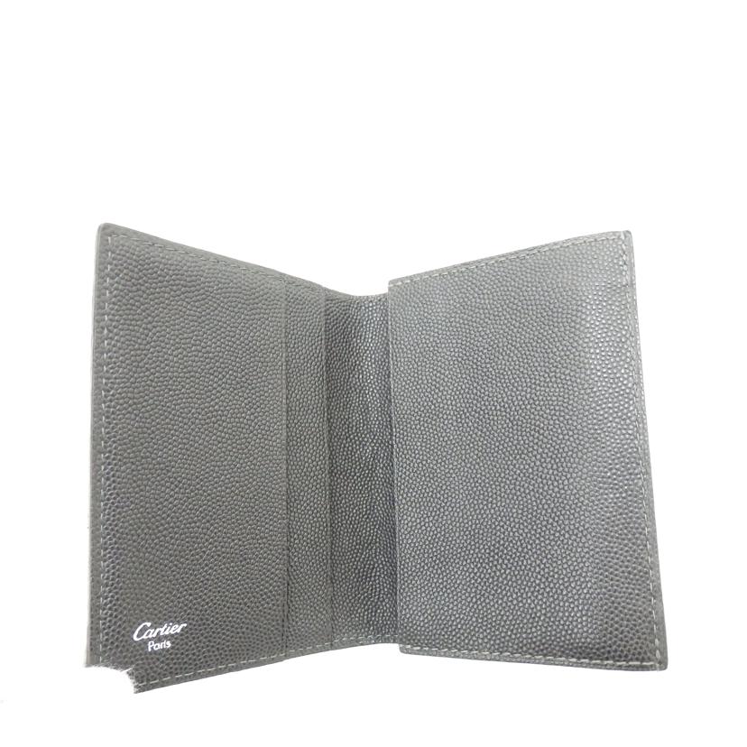 Cartier カルティエ/サントス レザーカードケース//Bランク/88