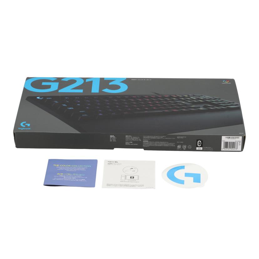 Logicool ロジクール/ゲーミングキーボード/G213 Y-U0029//2127SCS01X58/Bランク/77