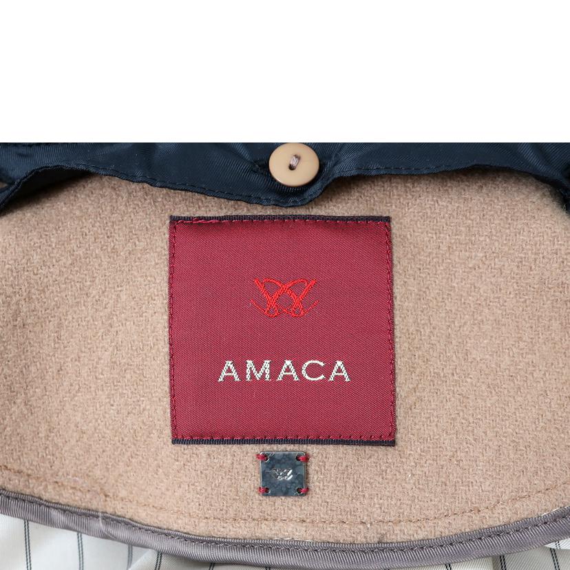 AMACA アマカ/ファー付きダッフルコート//ABランク/65