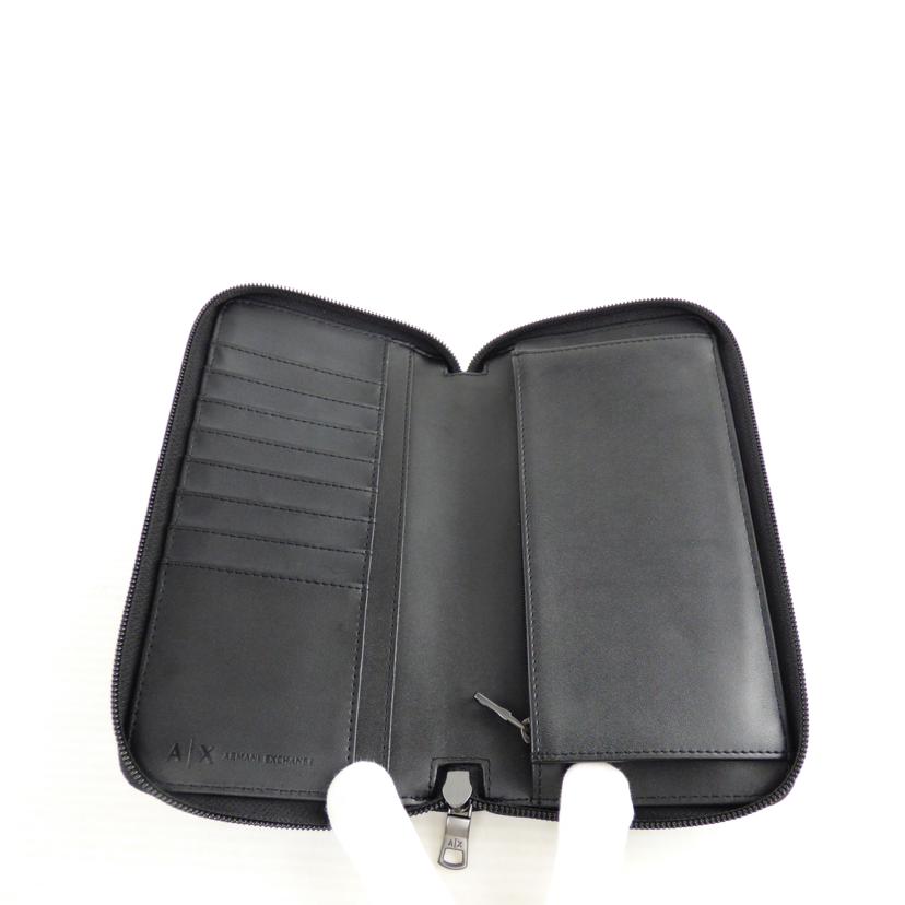 ARMANI EXCANGE アルマーニエクスチェンジ/ラウンドファスナー長財布/958055//CC230/ABランク/64