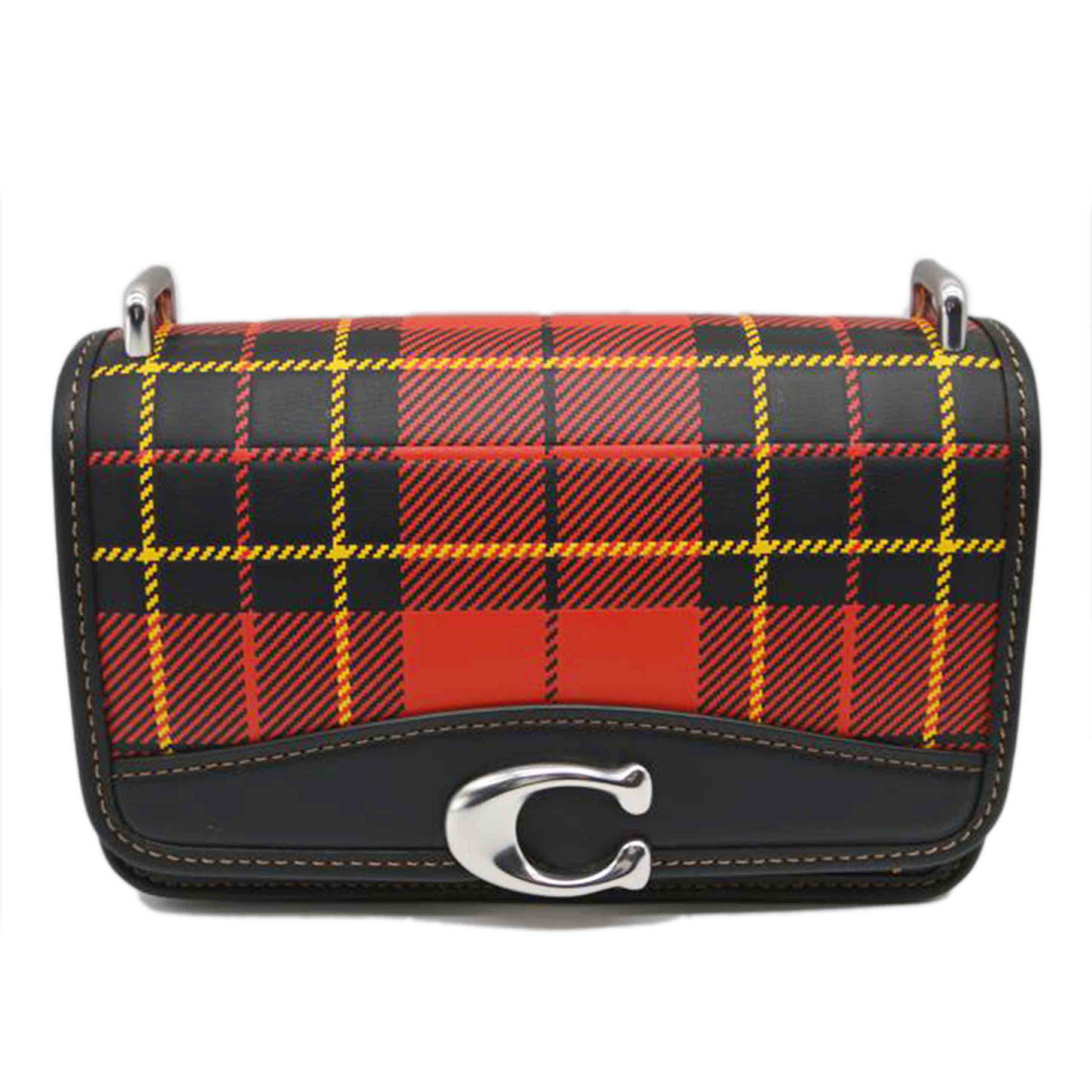 COACH コーチ/バンディトプラッドプリントレザーショルダー/CG178//J22**/SAランク/89