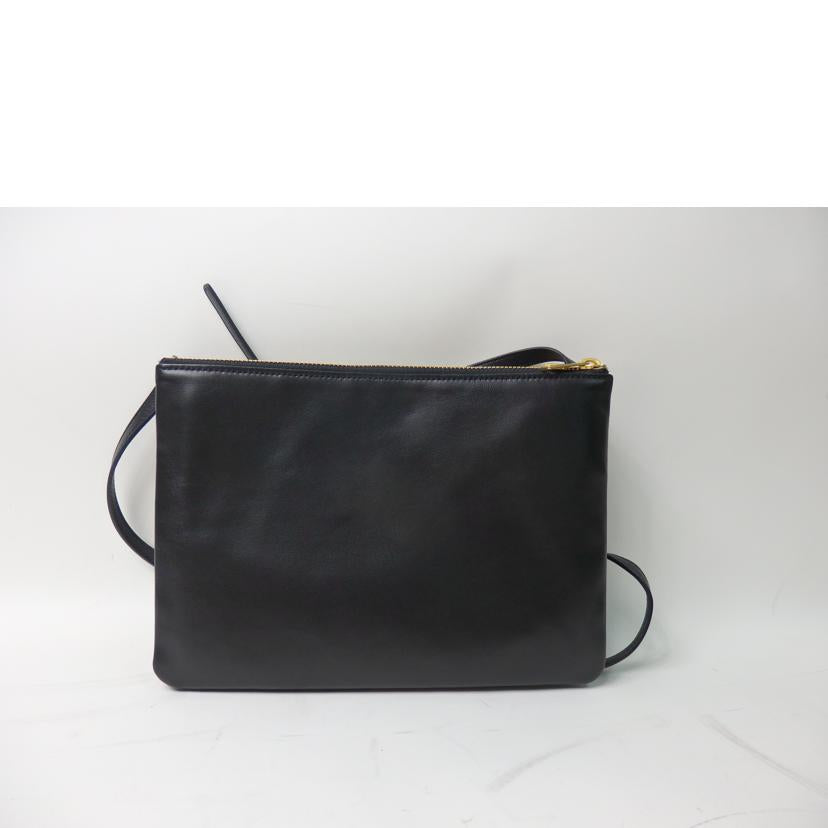 CELINE セリーヌ/トリオラージショルダーバッグ/スムースラムスキン/黒/187613BEB//F-AT-1129/Aランク/84