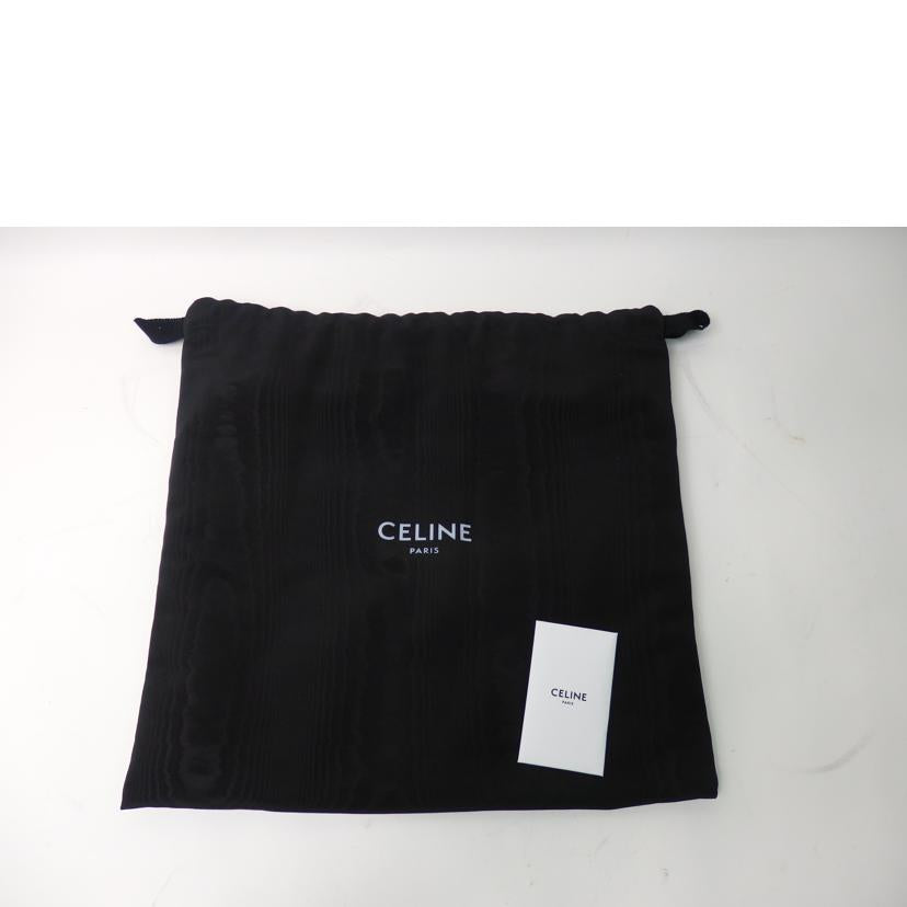 CELINE セリーヌ/トリオラージショルダーバッグ/スムースラムスキン/黒/187613BEB//F-AT-1129/Aランク/84