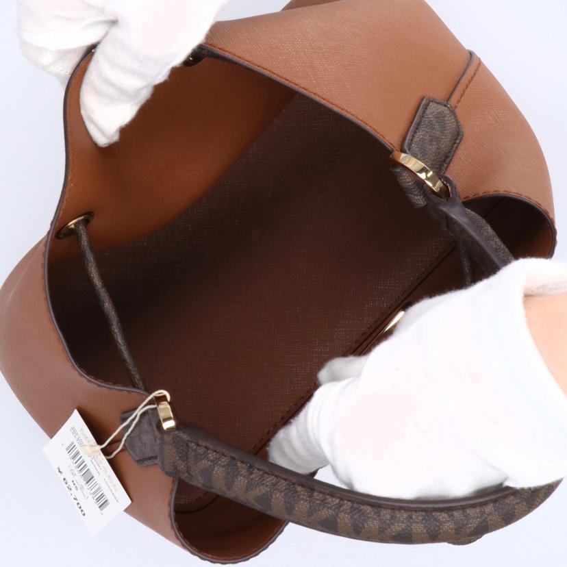 MICHAEL KORS マイケルコース/スリ モノグラム ミディアムバケットドローストリングメッセンジャー/2way/35S1GU2M8T//BA-****/SAランク/77