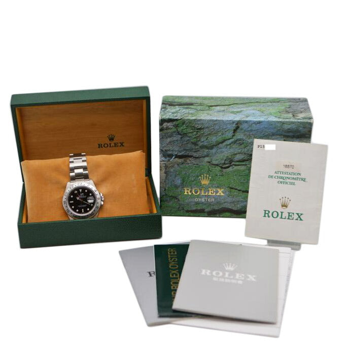 ROLEX ロレックス/エクスプローラーⅡ/ブラック文字盤/16570//P15**********/Aランク/89