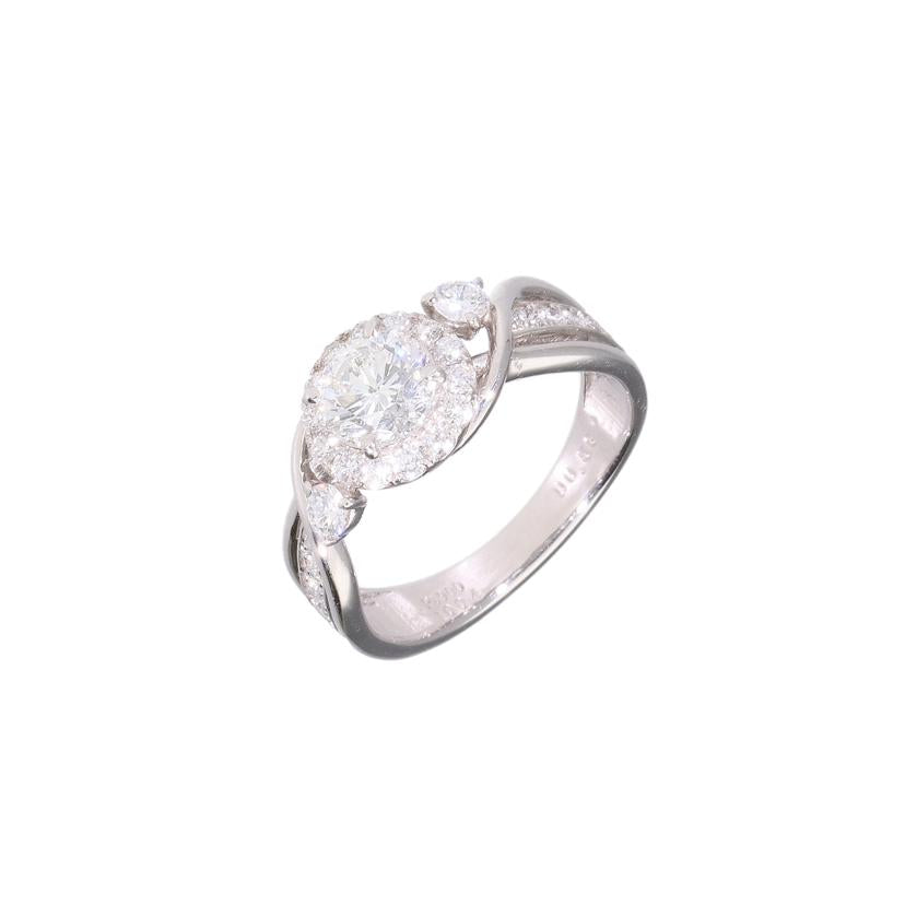 / ◎ Pt900ダイヤリング1.004/0.50ctソ//ABランク/75