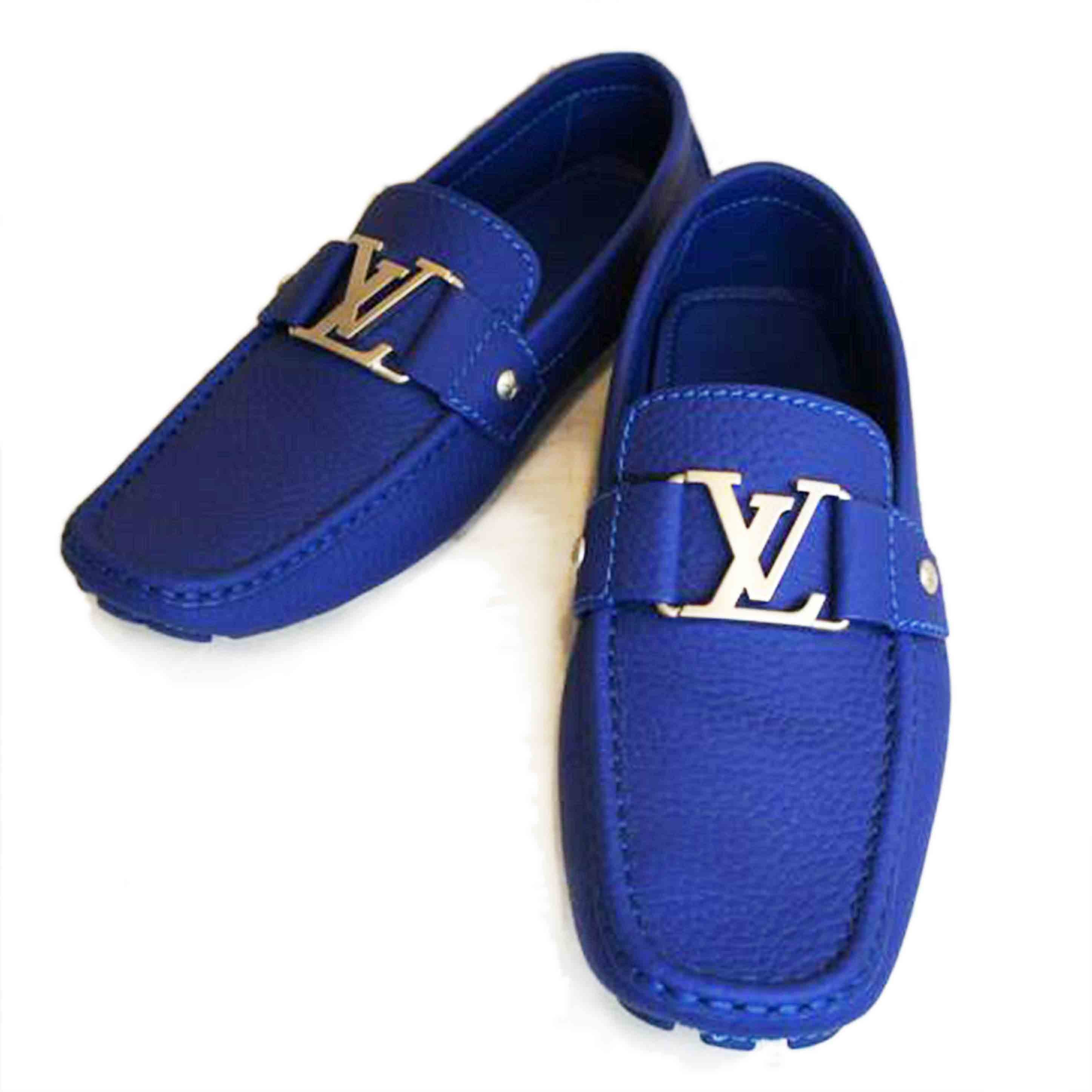 LV ルイヴィトン/モンテカルロドライビングシューズブルー//Aランク/92