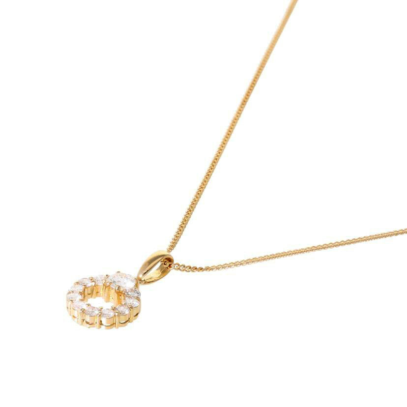/ セイコーK18ダイヤネックレス0.52ct//Aランク/63