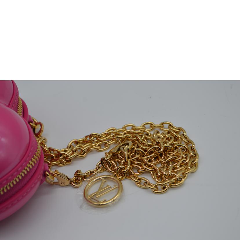 LV ルイヴィトン/キープ・マイ・ハート/ヴェルニ/ネオンピンク/M82966//RFI***/Sランク/89