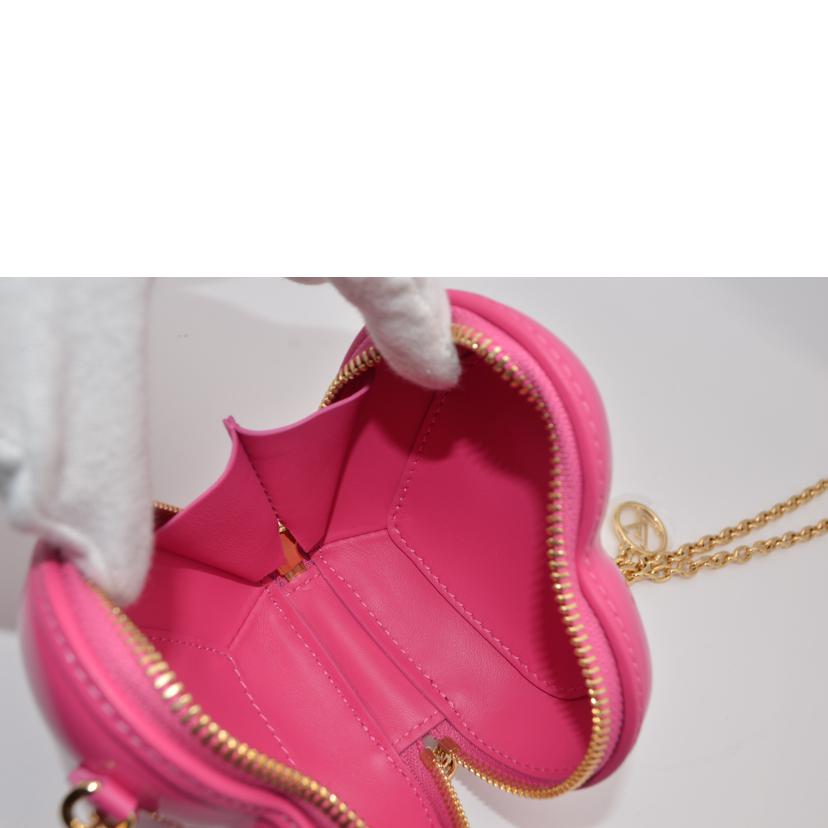 LV ルイヴィトン/キープ・マイ・ハート/ヴェルニ/ネオンピンク/M82966//RFI***/Sランク/89