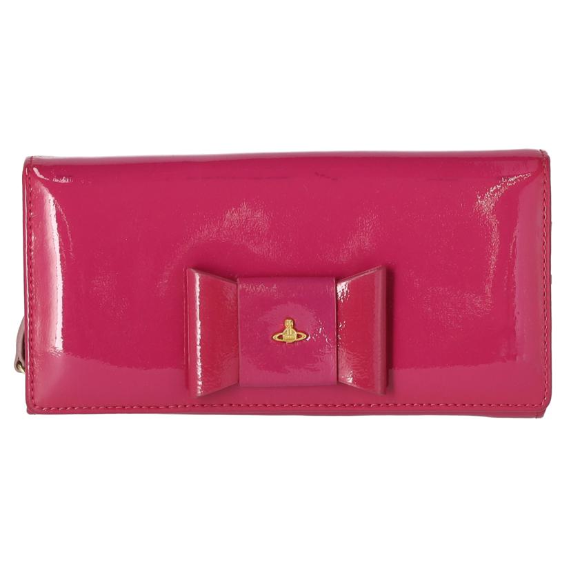 Vivienne Westwood ヴィヴィアンウエストウッド/リボンエナメル長財布//ABランク/75