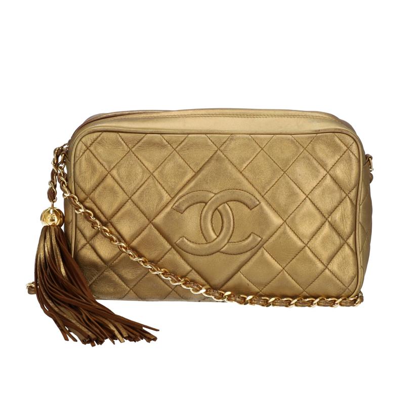 CHANEL シャネル/ヴィンテージ/ココマークフリンジョルダー/ゴールド//2938659/Bランク/75