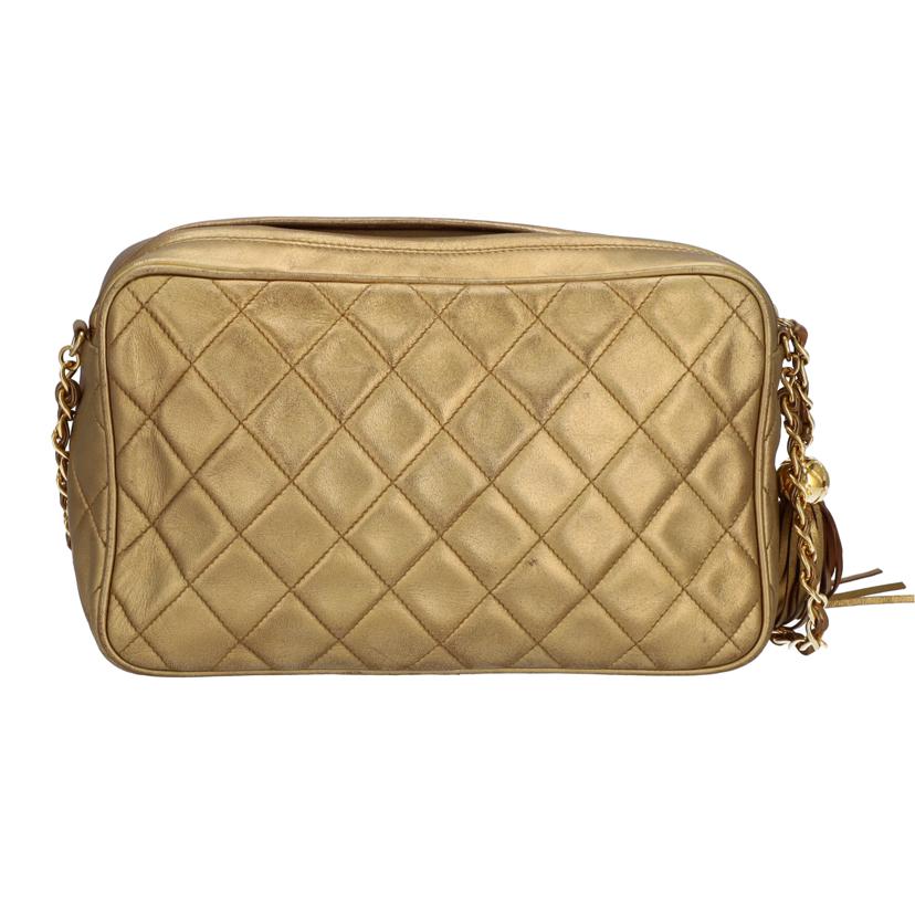 CHANEL シャネル/ヴィンテージ/ココマークフリンジョルダー/ゴールド//2938659/Bランク/75