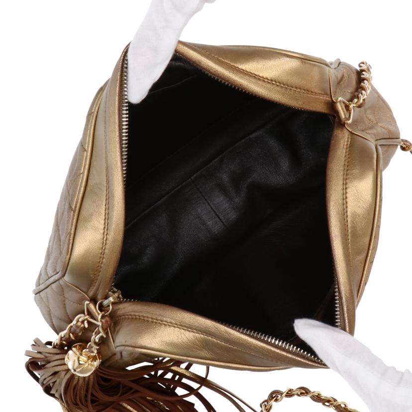 CHANEL シャネル/ヴィンテージ/ココマークフリンジョルダー/ゴールド//2938659/Bランク/75