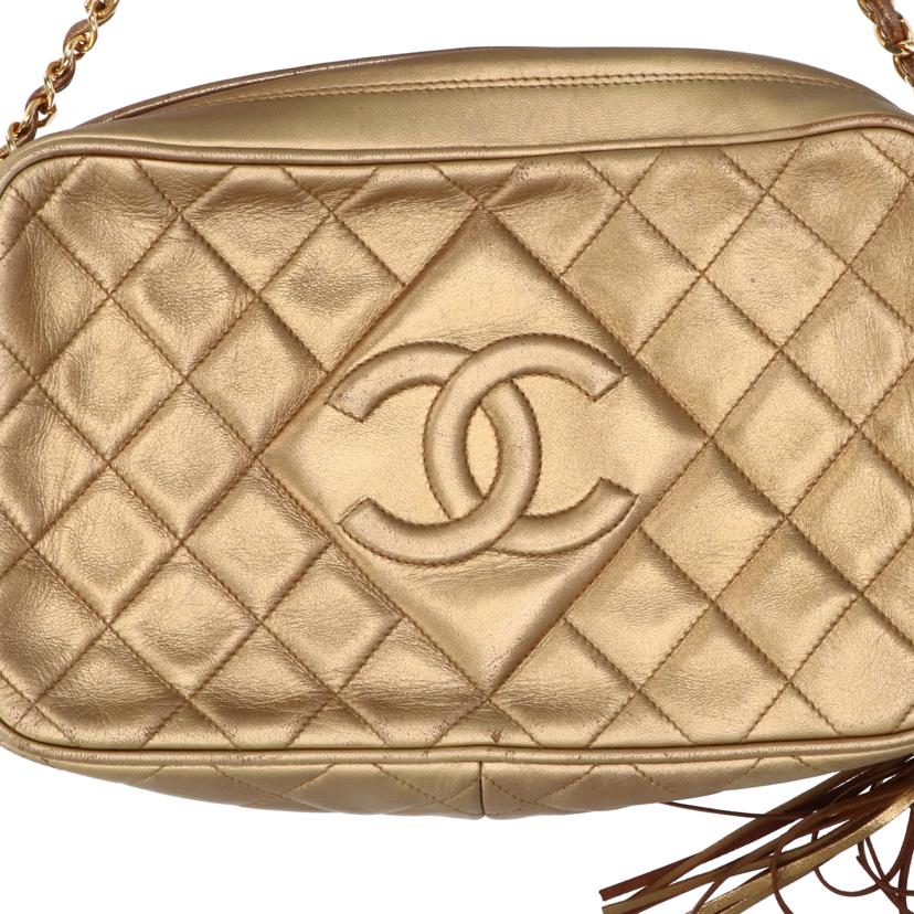 CHANEL シャネル/ヴィンテージ/ココマークフリンジョルダー/ゴールド//2938659/Bランク/75