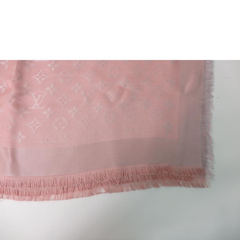 LV ルイヴィトン/ショール・モノグラムシャイン/Rose Velours/M70805//JA1221/SAランク/84