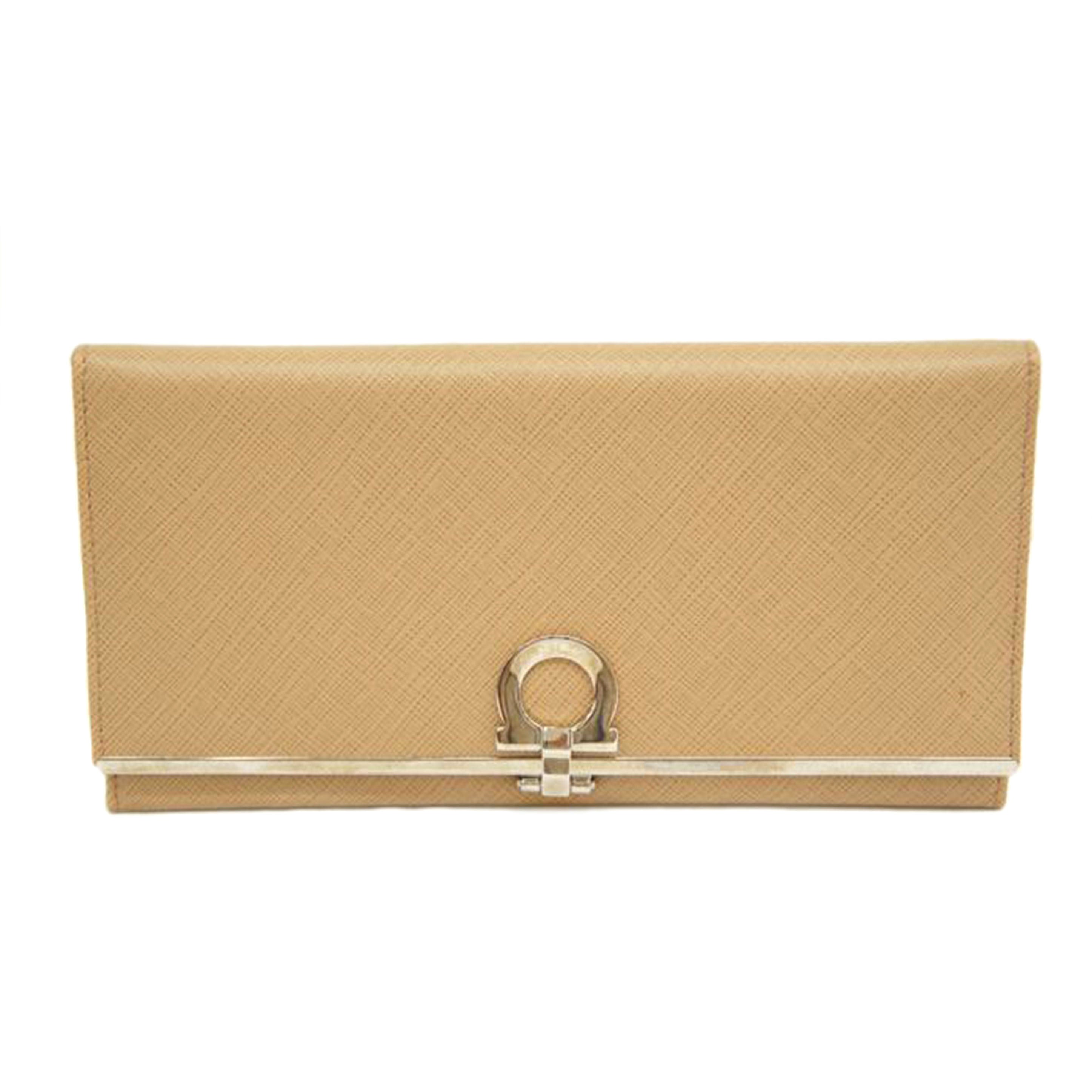 S.Ferragomo サルヴァトーレフェラガモ/ガンチーニシルバー金具長財布/224433//ABランク/05