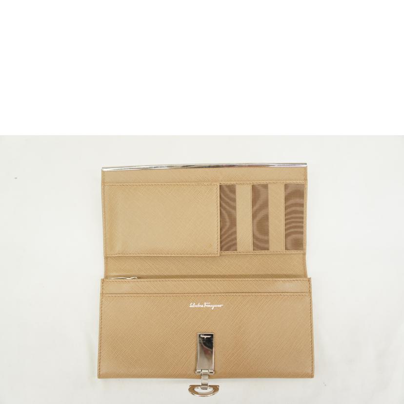 S.Ferragomo サルヴァトーレフェラガモ/ガンチーニシルバー金具長財布/224433//ABランク/05