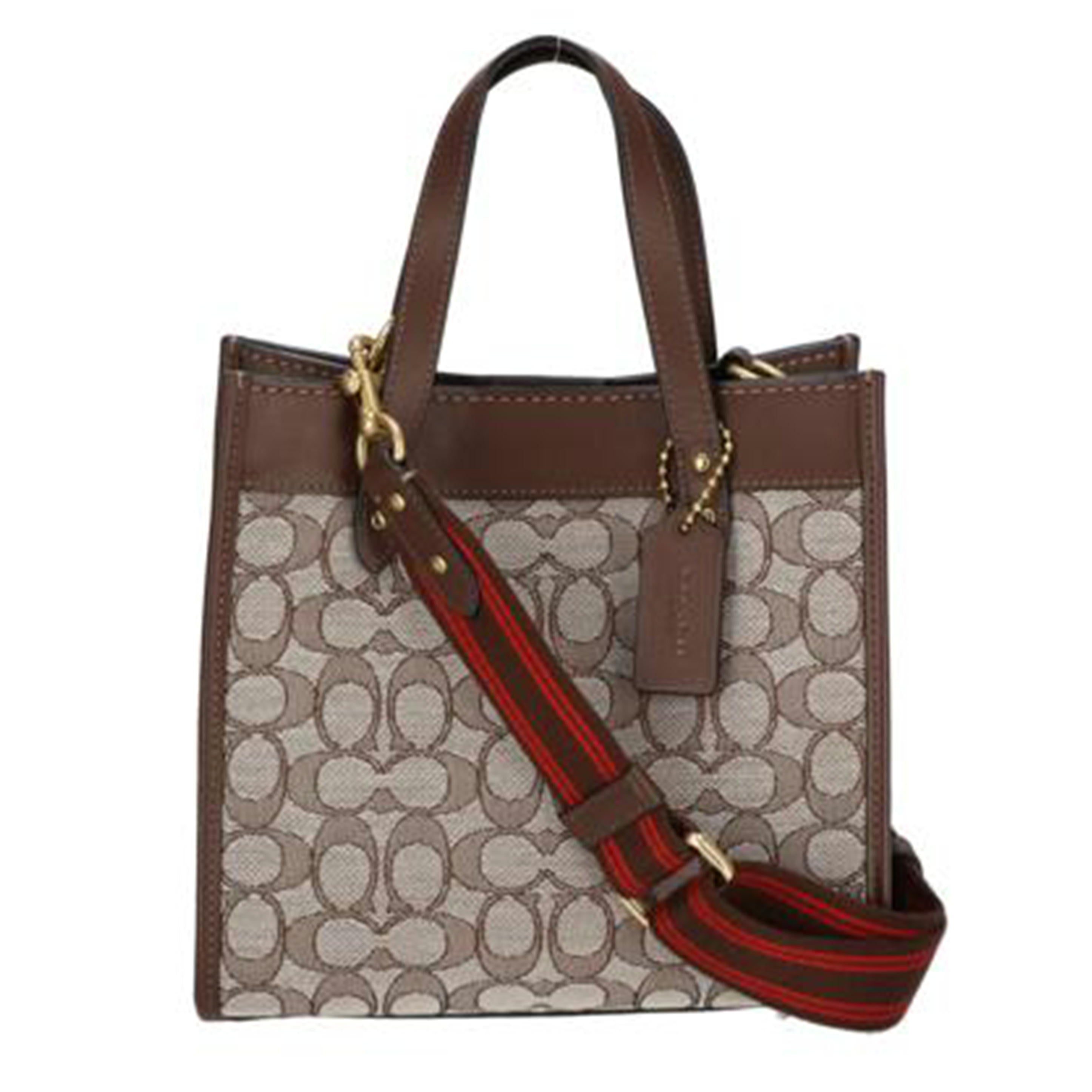 COACH コーチ/フィールドトート22シグネチャージャカード/2way /C3865//H21**/Aランク/77