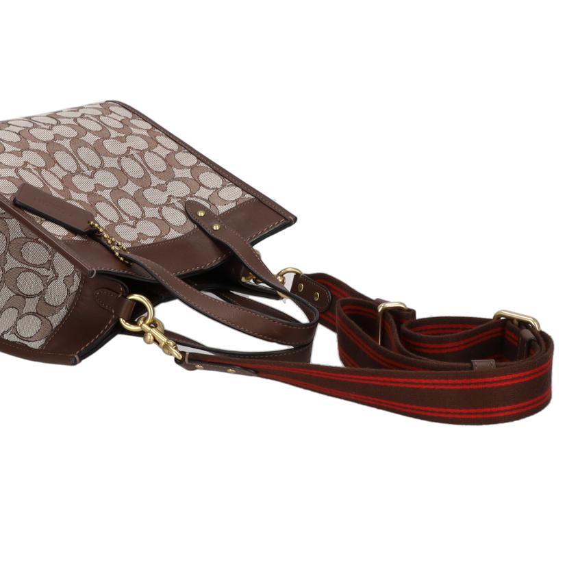 COACH コーチ/フィールドトート22シグネチャージャカード/2way /C3865//H21**/Aランク/77