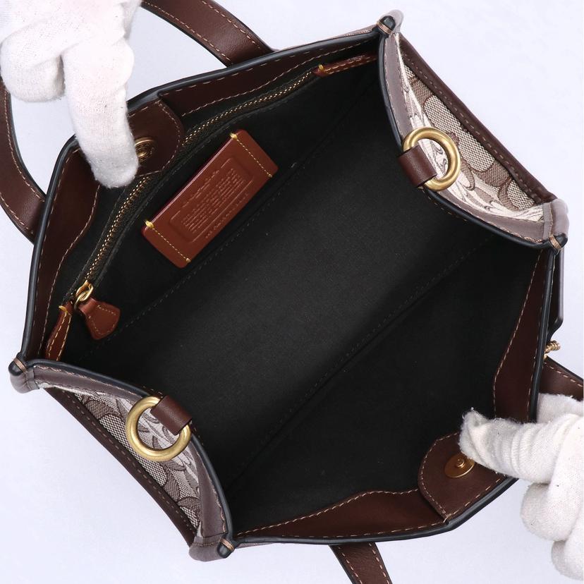 COACH コーチ/フィールドトート22シグネチャージャカード/2way /C3865//H21**/Aランク/77