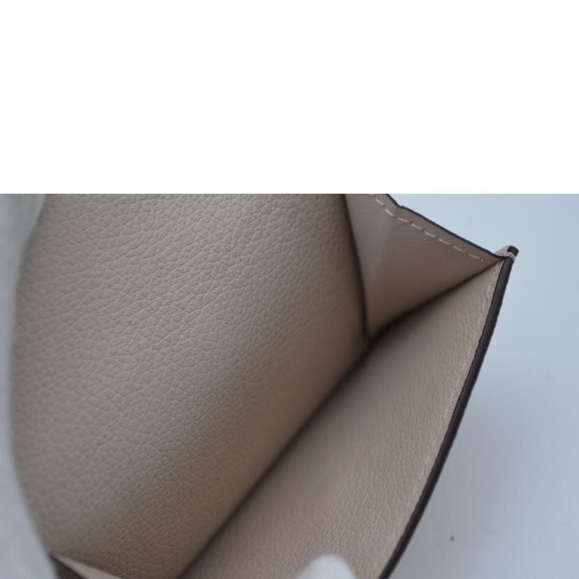 LV ルイヴィトン/ポルトフォイユ・ロックミニ/トリヨンレザー/グレージュ/M69340//RFI***/SAランク/89