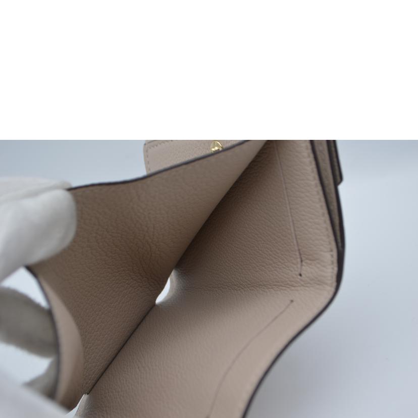 LV ルイヴィトン/ポルトフォイユ・ロックミニ/トリヨンレザー/グレージュ/M69340//RFI***/SAランク/89