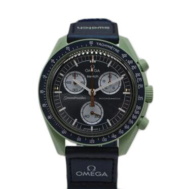 OMEGA×swatch オメガ×スウォッチ/MISSION ON EARTHムーンウォッチクオーツ/SO33G100//SAランク/89