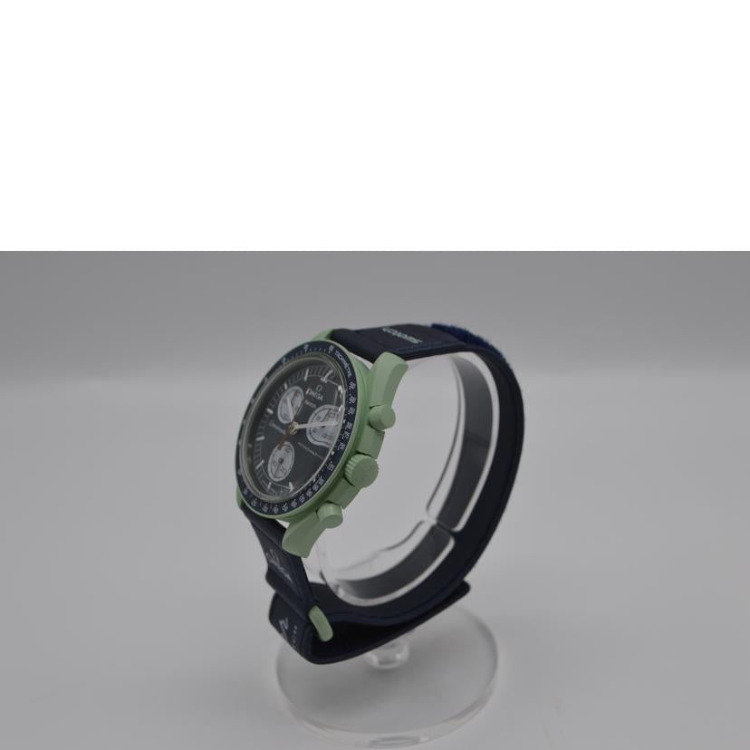 OMEGA×swatch オメガ×スウォッチ/MISSION ON EARTHムーンウォッチクオーツ/SO33G100//SAランク/89