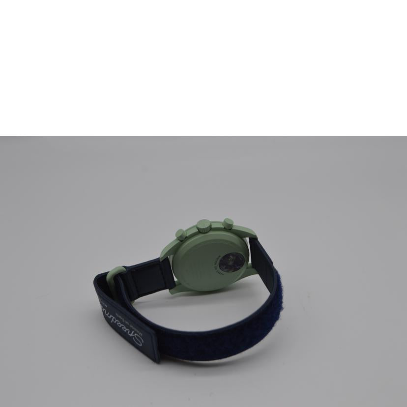 OMEGA×swatch オメガ×スウォッチ/MISSION ON EARTHムーンウォッチクオーツ/SO33G100//SAランク/89